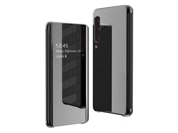 Clear View Flip Case für Samsung Galaxy A70 in schwarz von Screenguard