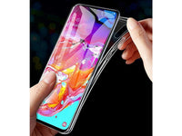 Gummi Hülle für Samsung Galaxy A70 aus flexiblem Soft TPU, kristallklar und transparent von Screenguard