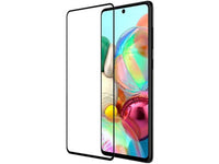 100% Fullscreen Curved Screen Protector Handy Display Schutz Glas für komplette Abdeckung des Samsung Galaxy A71 Display in schwarz von Screenguard