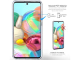 Vollständige 360 Grad Rundum Gummi TPU Hülle zum beidseitigen Schutz des Samsung Galaxy A71 Display und Gehäuse in transparent von Screenguard