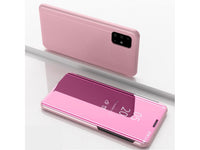 Clear View Flip Case für Samsung Galaxy A71 in rosa von Screenguard