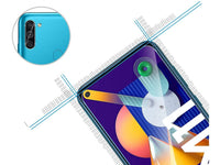 Case Friendly Screen Protector Handy Display Schutz Panzerglas Folie aus echtem 9H 2.5D Glas für Abdeckung des Samsung Galaxy M11 Displays in transparent von Screenguard