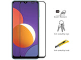 100% Fullscreen Curved Screen Protector Handy Display Schutz Glas für komplette Abdeckung des Samsung Galaxy M12 Display in schwarz von Screenguard