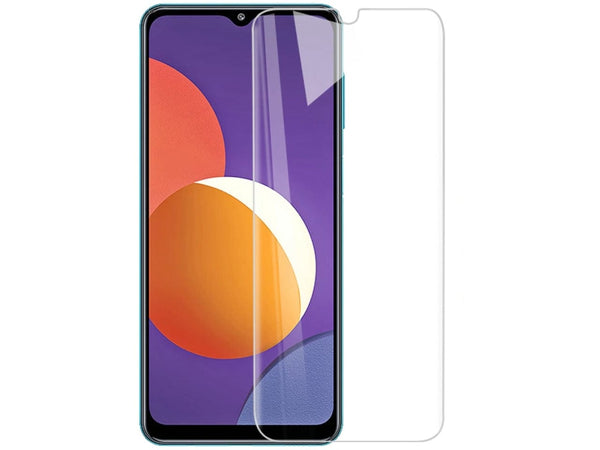 Case Friendly Screen Protector Handy Display Schutz Panzerglas Folie aus echtem 9H 2.5D Glas für Abdeckung des Samsung Galaxy M12 Displays in transparent von Screenguard