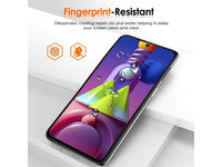 100% Fullscreen Curved Screen Protector Handy Display Schutz Glas für komplette Abdeckung des Samsung Galaxy M51 Display in schwarz von Screenguard