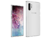 Gummi Hülle für Samsung Galaxy Note10+ aus flexiblem Soft TPU, kristallklar und transparent von Screenguard