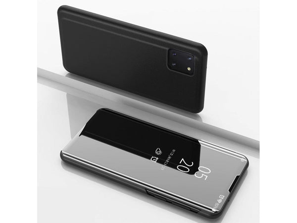 Clear View Flip Case für Samsung Galaxy Note10 Lite in schwarz von Screenguard