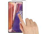 100% Fullscreen Curved Screen Protector Handy Display Schutz Glas für komplette Abdeckung des Samsung Galaxy Note20 Display in schwarz von Screenguard