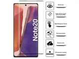 100% Fullscreen Curved Screen Protector Handy Display Schutz Glas für komplette Abdeckung des Samsung Galaxy Note20 Display in schwarz von Screenguard