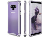 Hoch transparenter TPU Gummi Schutz Handy Hülle Clear Case klar mit verstärkten Schutzecken Bumper für das Samsung Galaxy Note9 Display und Gehäuse in transparent von Screenguard