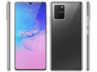 Vollständige 360 Grad Rundum Gummi TPU Hülle zum beidseitigen Schutz des Samsung Galaxy S10 Lite Display und Gehäuse in transparent von Screenguard