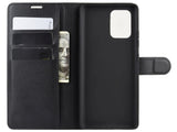 Lederhülle Karten Wallet Ledertasche Etui für Samsung Galaxy S10 Lite in schwarz von Screenguard