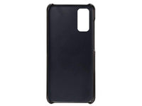 CardCaddy Leder Backcase mit Kartenfächern für Samsung Galaxy S20 in schwarz von Screenguard