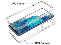 Vollständige 360 Grad Rundum Gummi TPU Hülle zum beidseitigen Schutz des Samsung Galaxy S20 FE Display und Gehäuse in transparent von Screenguard