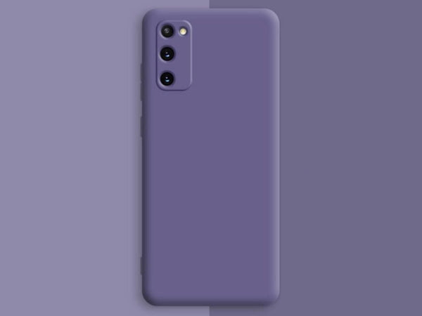 Liquid Silikon Case für Samsung Galaxy S20 FE in purplegrau von Screenguard