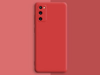 Liquid Silikon Case für Samsung Galaxy S20 FE in rot von Screenguard