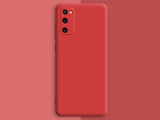 Liquid Silikon Case für Samsung Galaxy S20 FE in rot von Screenguard