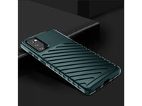 Moderne Design Hülle Cover für das Samsung Galaxy S20 FE mit Stripes zum Schutz von Kratzern, Dellen, Display aus TPU Gummi in grün von Screenguard