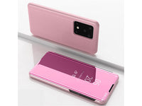 Clear View Flip Case für Samsung Galaxy S20 Ultra in rosa von Screenguard