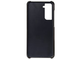 CardCaddy Leder Backcase mit Kartenfächern für Samsung Galaxy S21+ in braun von Screenguard