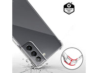 Hoch transparenter TPU Gummi Schutz Handy Hülle Clear Case klar mit verstärkten Schutzecken Bumper für das Samsung Galaxy S21 Display und Gehäuse in transparent von Screenguard