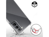 Hoch transparenter TPU Gummi Schutz Handy Hülle Clear Case klar mit verstärkten Schutzecken Bumper für das Samsung Galaxy S21+ Display und Gehäuse in transparent von Screenguard