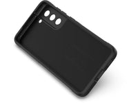 Screenguard CloudCase Handyhülle für Samsung Galaxy S21 FE gegen Sturzschäden, Dellen, Kratzern. Mit Kameraschutz, erhöhtem Rahmen und Airbag Cushions für vollumfänglichen Schutz.