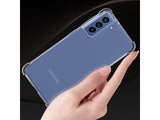 Hoch transparenter TPU Gummi Schutz Handy Hülle Clear Case klar mit verstärkten Schutzecken Bumper für das Samsung Galaxy S21 FE Display und Gehäuse in transparent von Screenguard