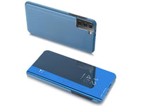 Clear View Flip Case für Samsung Galaxy S21+ in blau von Screenguard