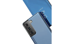 Clear View Flip Case für Samsung Galaxy S21+ in blau von Screenguard