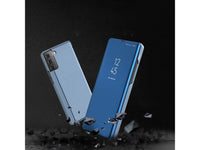 Clear View Flip Case für Samsung Galaxy S21+ in blau von Screenguard