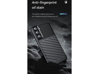 Moderne Design Hülle Cover für das Samsung Galaxy S22 mit Stripes zum Schutz von Kratzern, Dellen, Display aus TPU Gummi in schwarz von Screenguard