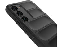 Screenguard CloudCase Handyhülle für Samsung Galaxy S23+ gegen Sturzschäden, Dellen, Kratzern. Mit Kameraschutz, erhöhtem Rahmen und Airbag Cushions für vollumfänglichen Schutz.