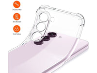 Hoch transparenter TPU Gummi Schutz Handy Hülle Clear Case klar mit verstärkten Schutzecken Bumper für das Samsung Galaxy S23+ Display und Gehäuse in transparent von Screenguard