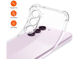 Hoch transparenter TPU Gummi Schutz Handy Hülle Clear Case klar mit verstärkten Schutzecken Bumper für das Samsung Galaxy S23+ Display und Gehäuse in transparent von Screenguard