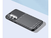 Moderne Design Hülle Cover für das Samsung Galaxy S23 FE mit Stripes zum Schutz von Kratzern, Dellen, Display aus TPU Gummi in schwarz von Screenguard