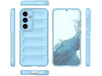 Screenguard CloudCase Handyhülle für Samsung Galaxy S24 FE gegen Sturzschäden, Dellen, Kratzern. Mit Kameraschutz, erhöhtem Rahmen und Airbag Cushions für vollumfänglichen Schutz.