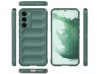 Screenguard CloudCase Handyhülle für Samsung Galaxy S24 FE gegen Sturzschäden, Dellen, Kratzern. Mit Kameraschutz, erhöhtem Rahmen und Airbag Cushions für vollumfänglichen Schutz.