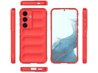 Screenguard CloudCase Handyhülle für Samsung Galaxy S24 FE gegen Sturzschäden, Dellen, Kratzern. Mit Kameraschutz, erhöhtem Rahmen und Airbag Cushions für vollumfänglichen Schutz.