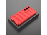 Screenguard CloudCase Handyhülle für Samsung Galaxy S24 FE gegen Sturzschäden, Dellen, Kratzern. Mit Kameraschutz, erhöhtem Rahmen und Airbag Cushions für vollumfänglichen Schutz.