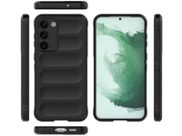 Screenguard CloudCase Handyhülle für Samsung Galaxy S24 FE gegen Sturzschäden, Dellen, Kratzern. Mit Kameraschutz, erhöhtem Rahmen und Airbag Cushions für vollumfänglichen Schutz.