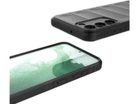 Screenguard CloudCase Handyhülle für Samsung Galaxy S24 FE gegen Sturzschäden, Dellen, Kratzern. Mit Kameraschutz, erhöhtem Rahmen und Airbag Cushions für vollumfänglichen Schutz.