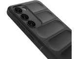 Screenguard CloudCase Handyhülle für Samsung Galaxy S24 FE gegen Sturzschäden, Dellen, Kratzern. Mit Kameraschutz, erhöhtem Rahmen und Airbag Cushions für vollumfänglichen Schutz.