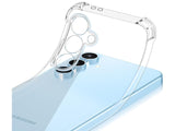 Hoch transparenter TPU Gummi Schutz Handy Hülle Clear Case klar mit verstärkten Schutzecken Bumper für das Samsung Galaxy S24 FE Display und Gehäuse in transparent von Screenguard