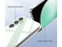 Gummi Hülle für Samsung Galaxy S24 FE aus flexiblem Soft TPU, kristallklar und transparent von Screenguard