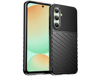 Moderne Design Hülle Cover für das Samsung Galaxy S24 FE mit Stripes zum Schutz von Kratzern, Dellen, Display aus TPU Gummi in schwarz von Screenguard