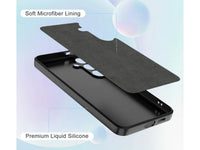 Liquid Silikon Case für Samsung Galaxy S24+ in hellblau von Screenguard