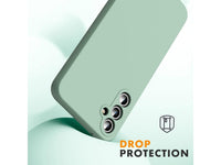 Liquid Silikon Case für Samsung Galaxy S24 in hellgrün von Screenguard