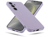 Liquid Silikon Case für Samsung Galaxy S24 in purple von Screenguard