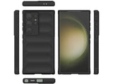 Screenguard CloudCase Handyhülle für Samsung Galaxy S24 Ultra gegen Sturzschäden, Dellen, Kratzern. Mit Kameraschutz, erhöhtem Rahmen und Airbag Cushions für vollumfänglichen Schutz.